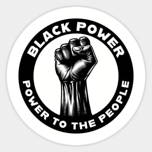 Black Power Sticker